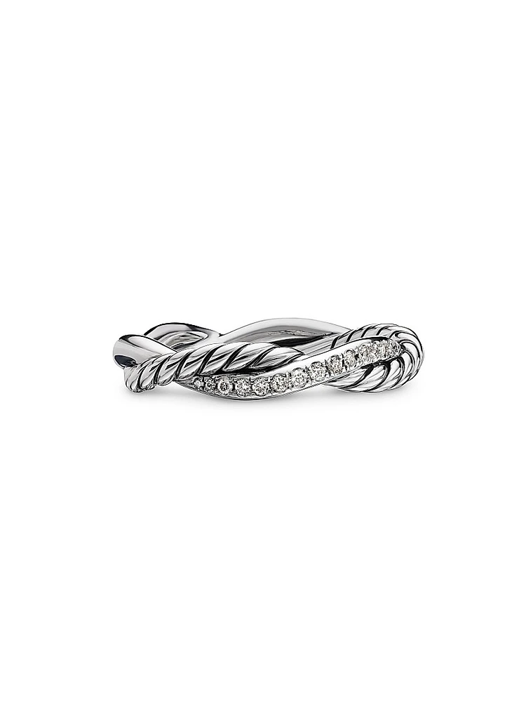 Petite Infinity Band Ring in Sterling Silver