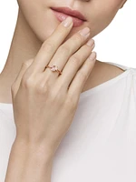 Chatelaine® Heart Ring 18K Rose Gold with Morganite