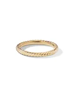 Cable Collectibles® Stack Ring 18K Yellow Gold