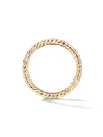 Cable Collectibles® Stack Ring 18K Yellow Gold