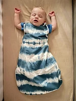 Baby's Caspian Tie-Dye Cotton Sateen Bubble Romper