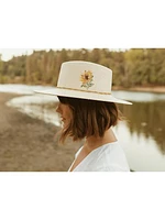 Girasol Embroidered Straw Sunhat