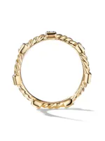 Cable Collectibles® Stack Ring 18K Yellow Gold with Diamonds