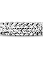 Petite Pavé Stack Ring with Diamonds