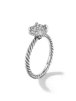 Petite Chatelaine® Ring with Full Pavé Diamonds