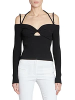 Odin Cut-Out Off-the-Shoulder Sweater