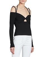 Odin Cut-Out Off-the-Shoulder Sweater