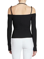 Odin Cut-Out Off-the-Shoulder Sweater