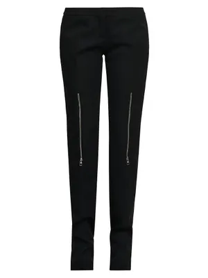 Wool Zip-Front Trousers