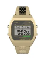 T80 Brass & Resin Digital Watch