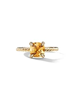 Chatelaine® Ring 18K Yellow Gold with Pavé Diamonds