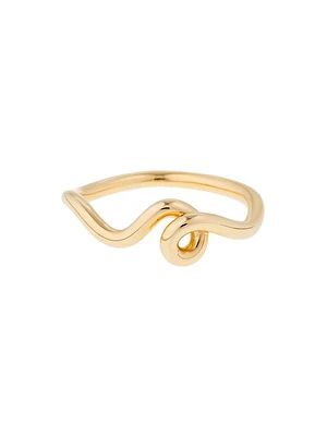 You're So Gold 9K Twist Ring