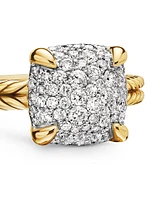 Chatelaine® Ring 18K Yellow Gold with Full Pavé Diamonds