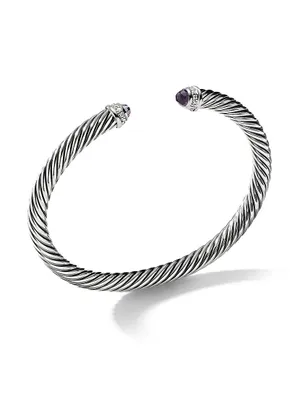 Cable Classics Color Bracelet with Pavé Diamonds