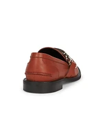 Buckle Leather Loafers