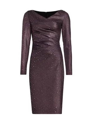 Sequin Knee-Length Dress