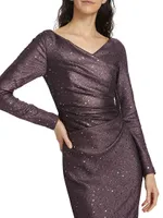 Sequin Knee-Length Dress