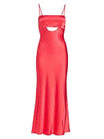 Bellerose Cut-Out Satin Dress