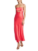 Bellerose Cut-Out Satin Dress