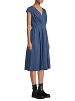 Zuai Chambray Midi-Dress