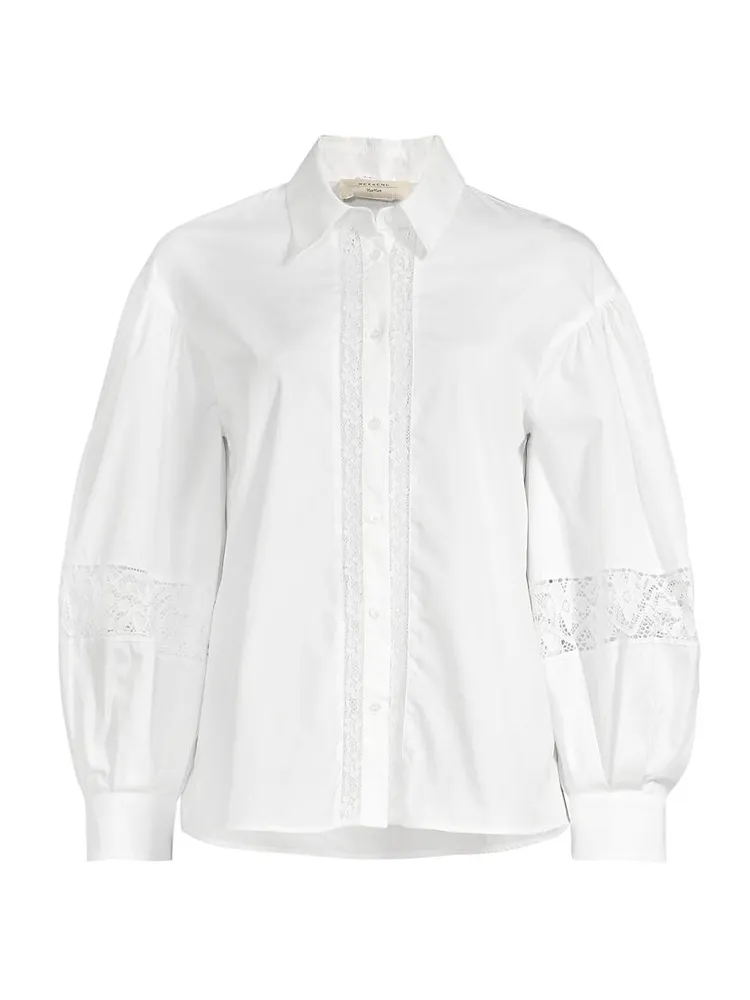 Samuele Lace-Paneled Shirt