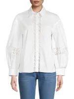 Samuele Lace-Paneled Shirt