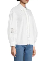 Samuele Lace-Paneled Shirt