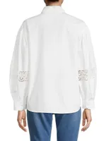 Samuele Lace-Paneled Shirt