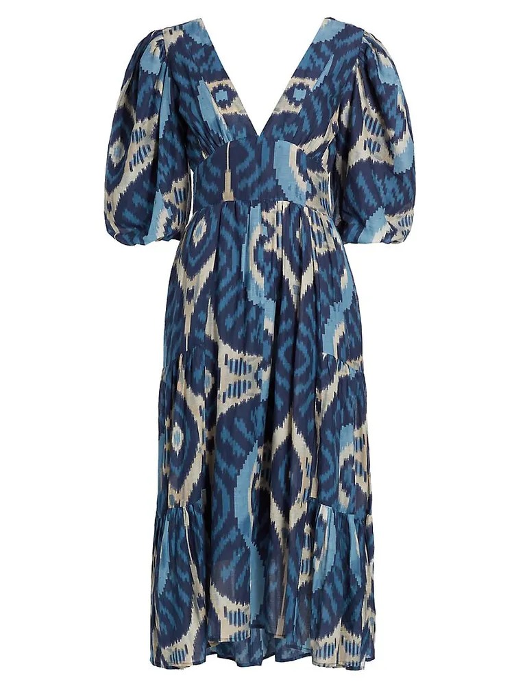 Elise Printed Midi-Dress