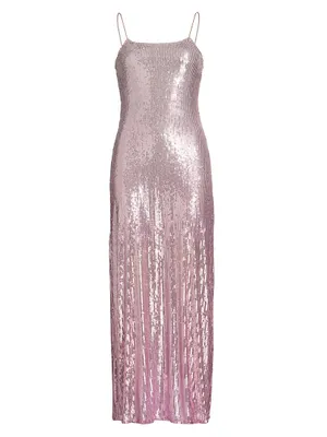 Grand Sequin-Embroidered Gown