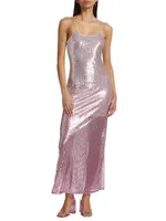 Grand Sequin-Embroidered Gown