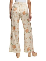 Celestine Wide-Leg Silk Pants