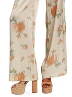 Celestine Wide-Leg Silk Pants