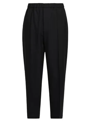 Tailored Pleat-Front Pants