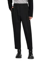 Tailored Pleat-Front Pants