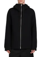 Wool Zip Hoodie