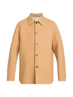 Virgin Wool Shirt Jacket