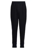 Pleated Wool Sweatpants