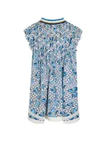 Little Girl's & Sasha Floral Print Dress