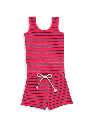 Little Girl's & Girl's Capri Striped Romper