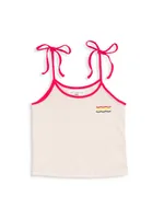 Little Girl's & Self-Tie Tank Top