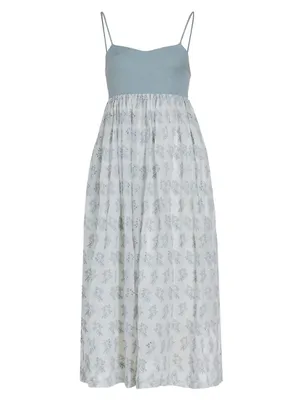 The Camelia Eyelet Maxi Dress