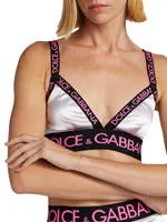 Reggiseno Satin Logo Bra