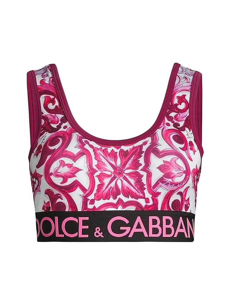 Majolica Logo Sports Bra