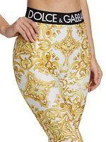 Maiolica Stretch Logo Leggings