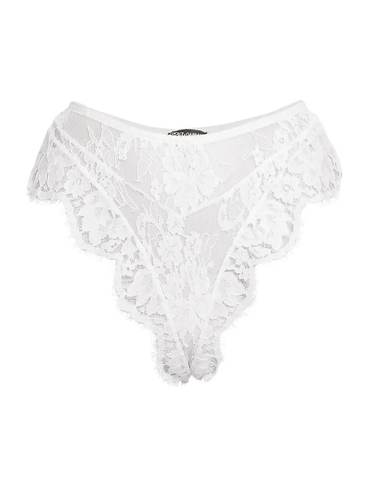 Bianco High-Waisted Lace Brief