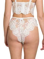 Bianco High-Waisted Lace Brief