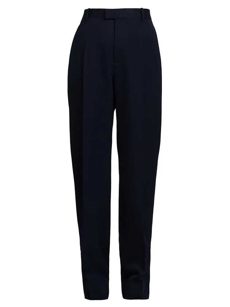 Sartorial Grain-De-Poudre Trousers