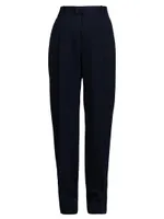 Sartorial Grain-De-Poudre Trousers