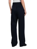 Sartorial Grain-De-Poudre Trousers